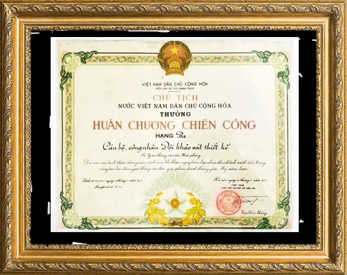 Bằng khen Huân chương Chiến công trong hồ sơ TCIC